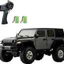 GoolRC RC Crawler 4WD RC Truck, D870 RC Rock Crawler, 1:18 Scale Remote Control Truck, All Terrains Off Road Climbing Car, 2.4GHz Electric Vehicle with LED Light for Adults, Include 2 Batteries (Grey)