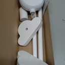 27 in White Wooden Crib Mobile arm 360 Adjustable Angle Baby Mobile arm,Crib Mobile arm with Music Box -Volume Control 12 lullabies (Turn & Music,Turn only, Music only)