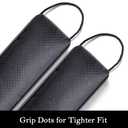 Sunolga Door Draft Stopper, Removable Washable Cover, 70", Gray