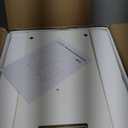 TUTOTAK Narrow Night Stand with Charging Station, Slim End Table with Plugins, Tall Side Table with 3 Fabric Drawer, Small Bedside Table with Storage, Set of 2, Living Room, Bedroom, White TB01BW073