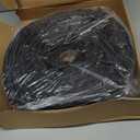 2 inches x 100 FT Heavy-Duty PVC Swimming Pool Backwash Hose, Reinforced Discharge Hose with Clamp for Swimming Pools, Black