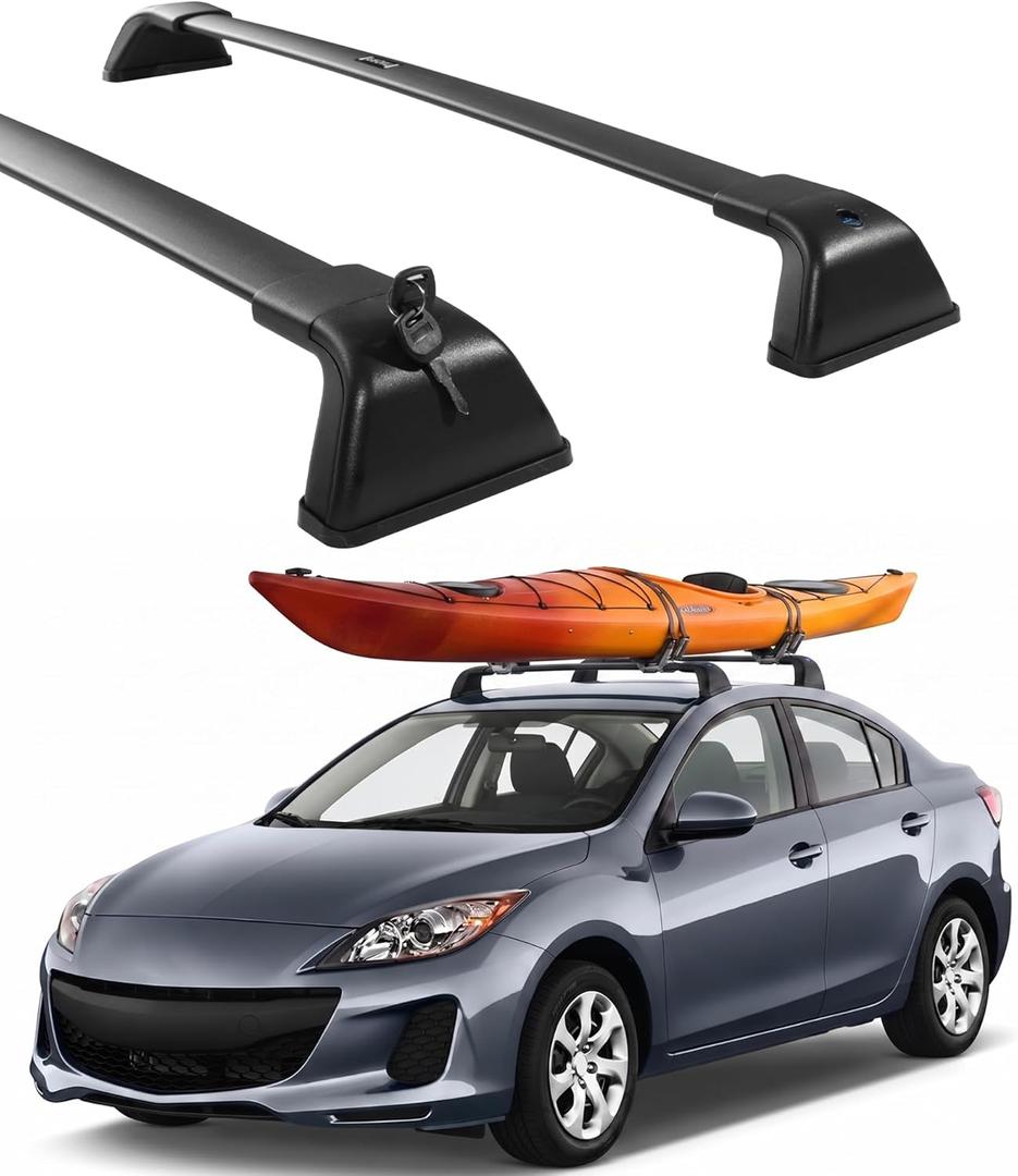 Roof Rack Cross Bars for Honda Odyssey 2011-2017 with Naked Roof, Heavy Duty Aluminum Cargo Crossbars with Metal Lock, Low Wind Noise, 265 LBS Load Capacity for Kayak Bike Cargo Box