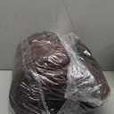 Exclusivo Mezcla Twin Size Flannel Fleece Blanket, Super Soft Striped Jacquard Bed Blanket, Lightweight Fuzzy Cozy for All Seasons, 60x80 Inches, Coffee