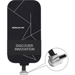 Nillkin Wireless Charging Receiver and Adapter, Qi Wireless Charger Receiver Module for Google Pixel, Samsung Galaxy A51/A52/A53/A54/A55, LG and Other USB C Phones, Type C Short