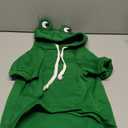 XIAOYU Pet Clothes Dog Hoodies Warm Sweatshirt Coat Puppy Autumn Winter Apparel Jumpsuit with Eye Hood, Frog, XXL