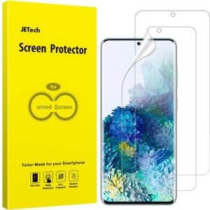 JETech Screen Protector for Samsung Galaxy S20 Plus 5G 6.7-Inch, HD Clarity Flexible TPU Film, Case Friendly, 2-Pack