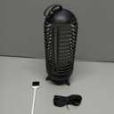 Bug Zapper Outdoor Rechargeable 2 in 1 Wireless Mosquito Killer Lamp 2500mAh Bug Zapper Electric Trap Ideal Fly Zapper Indoor for Patio, Home, Backyard, Yard, Garden, Campsite (Black) 1