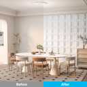 Art3d 33-Pack 3D Textured Accent Wall Panel for Interior Décor, Waterproof PVC Decorative Wall Paneling for Living Room Bedroom Gaming Room Office, 11.8"x11.8" Cover 32.Sq.Ft., White