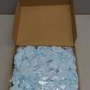 100PCS Baby Blue Foam Roses Artificial Flowers Blue Foam Flowers Bulk Stemless Fake Roses for DIY Wedding Centerpieces Arrangements Party Baby Shower Home Decor (Baby Blue)