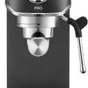 CASABREWS 5418 PRO Espresso Machine 20 Bar, Stainless Steel Espresso Maker with Milk Frother, Compact Cappuccino Machine for Home, Espresso Coffee Machine, Cafetera Espresso, Black