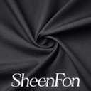 Classic Full-Length Bib Apron  Durable & Easy-Care Chef Apron for Kitchen, Restaurant & Caf (Gray)