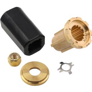 835257Q1 Flo-Torq II Hub Kit for Mercury Outboard Propeller 40 50 60 65 70 75 80 90 100 115 135 150 175 200 225 250 275 300 HP 15 Spline Verado Mercruiser Alpha Bravo One 835257K1