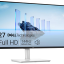 Dell 27 Plus Monitor - S2725HSM - 27-inch FHD (1920x1080) 144Hz 1ms Display, 2 x 3W Speakers, HDMI Connectivity, Height/Tilt/Pivot/Swivel Adjustability, AMD FreeSync - Ash White