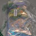 Sweetude Clear Beach Tote Bag Transparent Plastic PVC Women's Large Tote Waterproof Stadium Bags for Girl Summer Pool Party(Holographic)