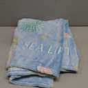 Glow in The Dark Blanket Mermaid Whale Gifts for Girls Boys,Soft Marine Life Blanket 3 4 5 6 7 8 9 10 Year Old Girl Gifts,Toddler Girls Toys Age 6-8,Valentine's Day Birthday Gifts Presents