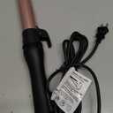 New Version Lanvier Rotating Curling Iron 1.25 Inch Automatic Curling Wand for Waves; Tourmaline Ceramic Self Curler with 2 Rotating Speed, 11 Adjustable Temperature & Dual Voltage for Worldwide Use (Rose Gold)