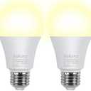 Motion Sensor Light Bulbs, Aukora 12W (100-Watt Equivalent) E26 Motion Activated Dusk to Dawn Security Light Bulb Outdoor/Indoor for Front Door Porch Garage Basement Hallway Closet(Warm White 2 Pack)