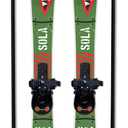 SOLA Kids Ski Set – Beginner Cross Country Skis with Poles and Adjustable Bindings for Ages 3–4, Backyard Winter Fun