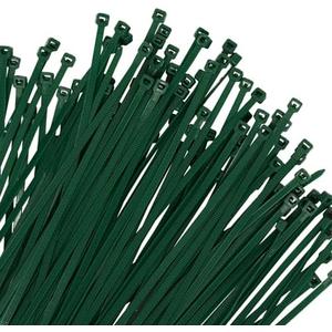 200PCS Nylon Zip Ties - 8 Inch Green,Multi-Purpose Self Locking Cable Ties， Ultra Strong Plastic Wire Ties with 40 Pounds Tensile Strength