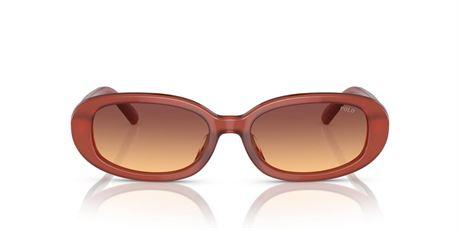 Polo Ralph Lauren Women's PH4198U Universal Fit Oval Sunglasses, Shiny Opal (SR)