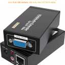 VGA Cat5e Cat6 Extender 300ft Video Repeater Over Ethernet Cable, up to 100m, Sender+Receiver