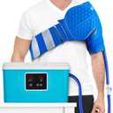Cold Therapy System with Large Shoulder Pad  for Post-Surgery Care, Rotator Cuff Tears, Swelling, Sprains, Inflammation, and Other Injuries  Wearable, Adjustable, Ergonomic  Cryotherapy Freeze Kit