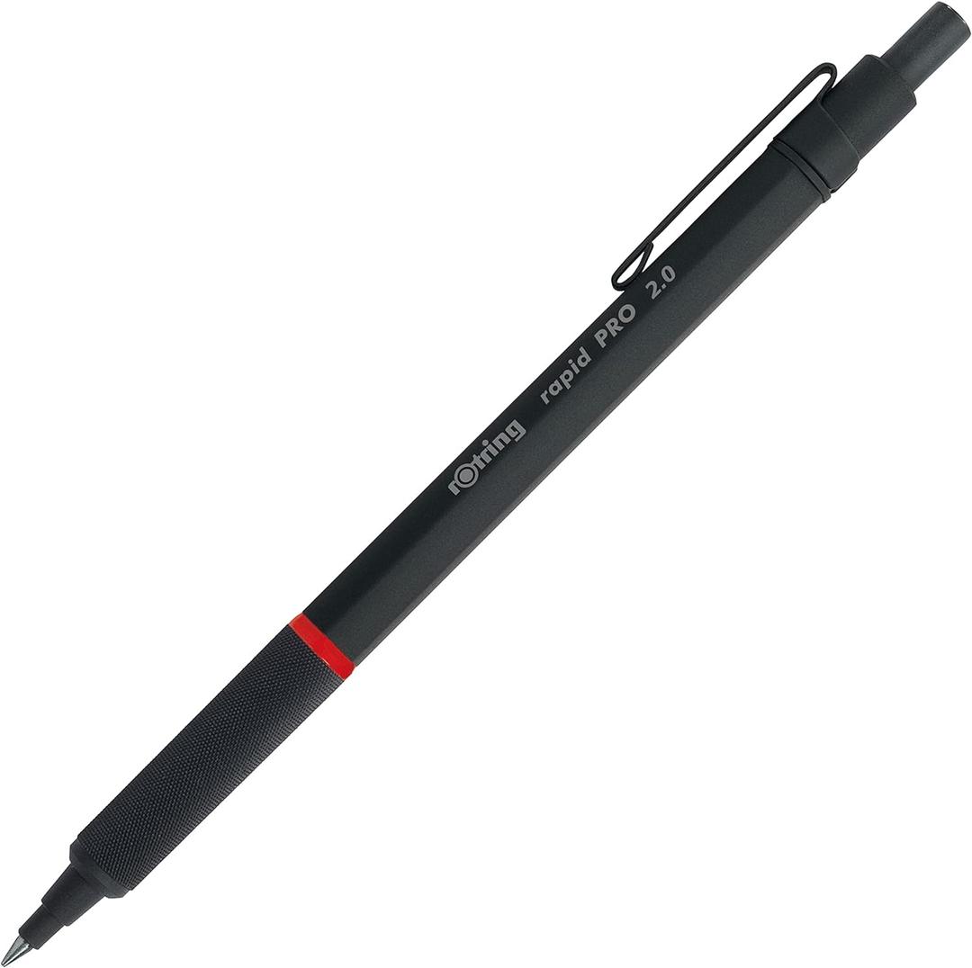 rOtring Rapid Pro Mechanical Pencil, 2.0 mm, Black