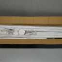 2Pcs Extra Long Tension Curtain Rod 41-166 Inch White One-Click Heavy Duty