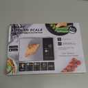 Smart Nutrition Food Scale with TFT Display, Tracks Calories, Fat, Carbs & Protein, Works with App for Daily Reports, 50 Built-in Foods, 23 Nutrients, Digital Kitchen Scale for Meal Prep