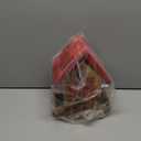 MIXXIDEA Bird Feeder for Outdoors Hanging, Wooden Bird Feeder House with Weatherproof Roof & Metal Tray, Attracting Wild Birds for Outside, Yard, Garden Decoration, Red