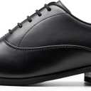 Bruno Marc Men's Plain-Toe Lace Up Dress Oxfords, Black US 9