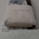 jinchan Linen Blend Curtains for Living Room 108 Inch Length Extra Long 2 Panels Curtains for Sliding Glass Doors, 50 Inch Wide Drapes with Rod Pocket Back Tab(50W x 108L, Ecru)