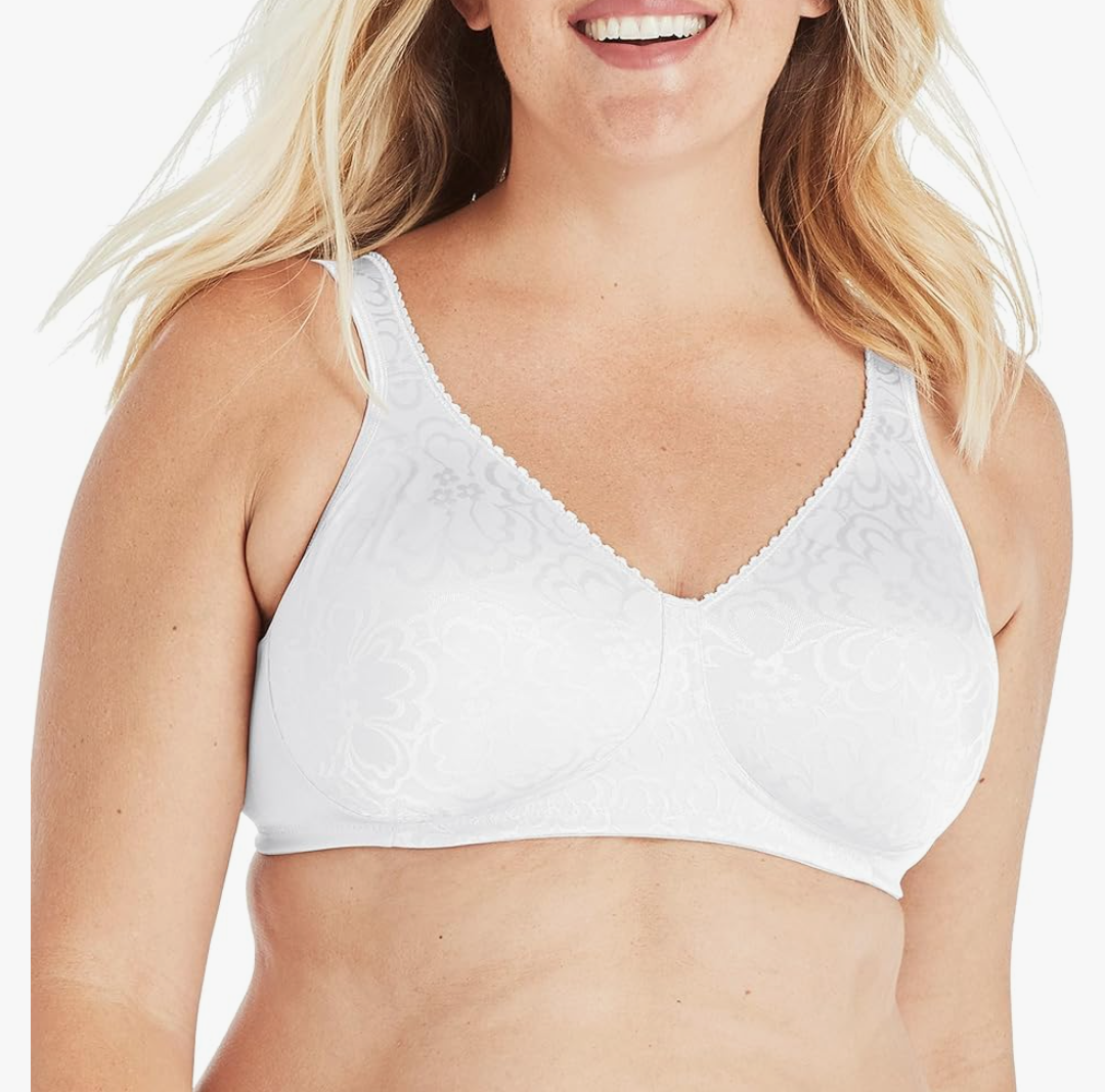 PLAYTEX 18 Hour Ultimate Lift and Support Wire-Free Bra, Size 38b, White