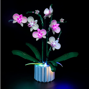 LED Light Kit for Lego Orchid 10311 Plant Decor Building Set; Decoration Lights Build a Succulents Display Piece for The Home or Office (Lights Only, No Lego Models)