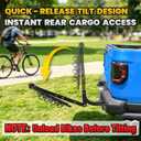 Heavy Duty Hitch Bike Rack for Car Truck SUV with 2” Receiver 4 Bike 240 Lbs Capacity Hitch Mounted Bike Racks Adjustable Spacing Foldable & Tiltable Anti-Sway Straps Easy Assembly
