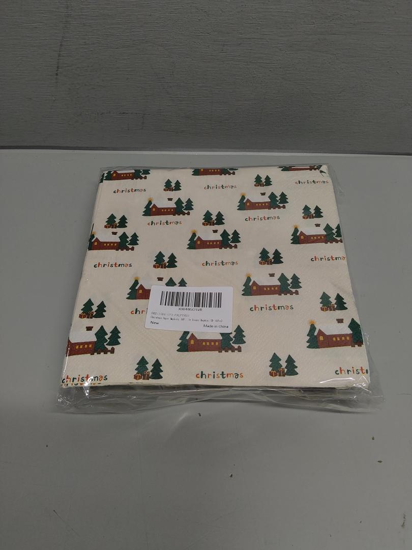 80Pcs Christmas Cocktail Napkins Watercolor Nutcracker Disposable Paper Napkins Beverage Napkins for Xmas Party Tableware Supplies