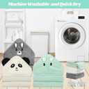 12 PCS Baby Towels, 3 PCS Soft Hooded Baby Towels & 9 PCS Washcloths, Baby Bath Towels for Newborns, Infants & Toddlers- Ultra Absorbent, Cute Baby Towel Gift for Boys & Girls