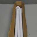Shower Curtain Rod 31-80 in Adjustable Curtain Rod No Drilling Tension Shower Rod Stainless Steel for Bathroom Room Divider, White
