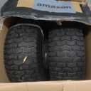 MARASTAR 21436-2PK 15x6.00-6" Front Tire Assembly Replacement for Husqvarna Riding Mowers