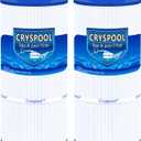 Cryspool 07043 Filter Compatible with Caldera 75, C-7375, 1019301, 73531, PCD75N, FC-3964, 75 Sq. Ft Spa Filter Cartridge, 2 Pack