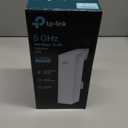 TP-Link 5GHz N300 Long Range Outdoor CPE for PtP and PtMP Transmission | Point to Point Wireless Bridge | 13dBi, 15km+ | Passive PoE Powered w/Free PoE Injector | Pharos Control (CPE510) White