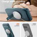 SURITCH for Google Pixel 10 Pro XL Phone Case, Compatible with MagSafe, Protective Cover with Camera Cover & Adjustable Metal Kickstand for Pixel 10 Pro XL 2025 -Lake Green
