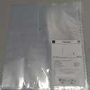 A4 Wide 30hole 1-Pocket Poster(18.6x12) 10sheets Clear Pocket Sleeves, Magazine Sheets, Wide Binder for Large-Sized Photographes, Posters, Clipping of a Magazine, etc