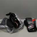 Kickboxing Shin Guards Muay Thai Shin Pads with 16 OZ Boxing Gloves, Adjustable Leg Guards with Instep Protection Shinguards with Workout Gloves Martial Arts Training Equipment for MMA Training (Medium)