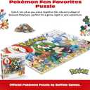 Buffalo Games - Pokmon - Fan Favorites - 300 Piece Jigsaw Puzzle for Adults - Vibrant Jigsaw Puzzles with Oversized Pieces - Finished Size 21.25 x 15.00