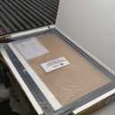 36"x24" Lockable Enclosed Bulletin Board, Outdoor Cork Weather-Resistant Aluminum Frame Notice Board, Wall Mounted Display Case Acrylic Doors for School,Office,Black Frame w/Cork