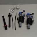 Fluidmaster 400H-5003 Performax Universal Toilet Fill Valve with Tank and Bowl Water Control 2-Pack, Blue