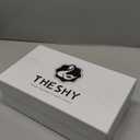 THESHY Women's Pointed Toe High Stiletto Heels Slingback Stretch Slip-on Pumps Backless Patent Leather Fashion Dress Shoes for Women (9, Black)