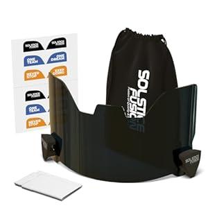 Football Visor, Professional Football Visors for Helmet, Helmet Eye Shield Visor, Scratch-Resistant, UV Block, Anti Fog, Universal Fit for Youth, Adult and Kids (Black)