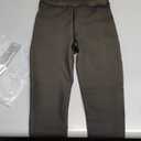 Women's Fleece Lined Tights - Fake Sheer Warm Pantyhose Thick Winter Leggings(TR Black, M)